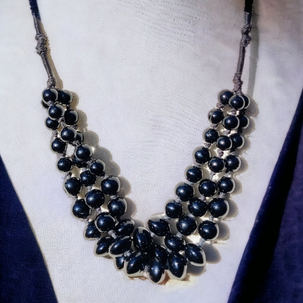 Black onyx healing/protection necklace - Picture 5 of 9